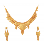 Fashion Plus Indian Design 22K Gold Plated Necklace Set, FP115